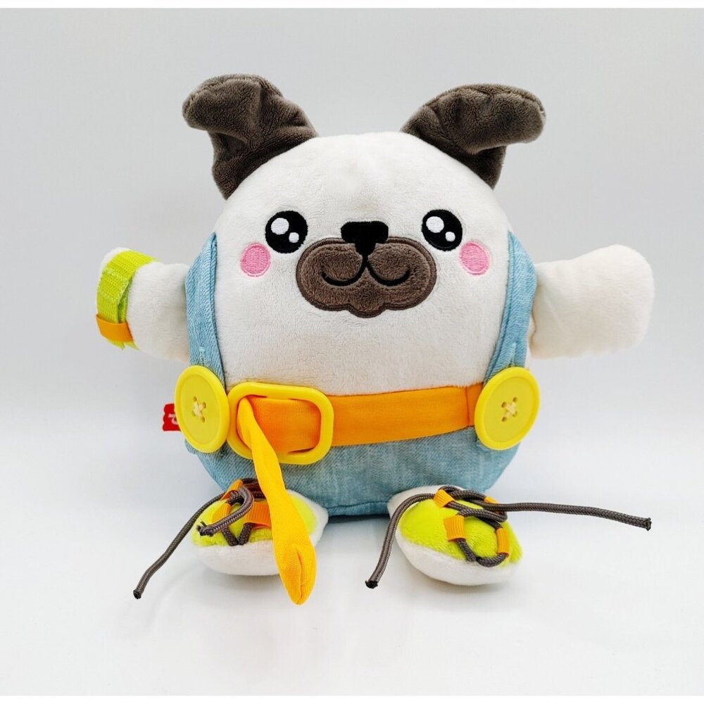 Fisher-Price 2023 Preschool Pets Dress Me Dog Motor Skills 10 Inch Plush Toy